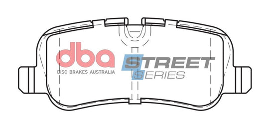 DBA 06-13 Land Rover Range Rover Sport HSE V6 Rear Street Series Brake Pads - DB1781SS