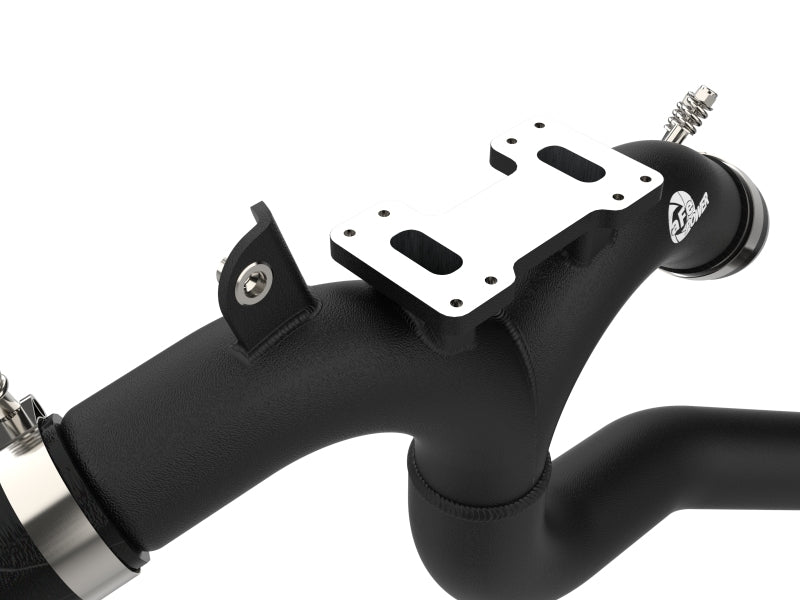 aFe Kia Stinger 18-22 V6-3.3L (tt) BladeRunner Hot Charge Pipe- Black - 46-20508-B