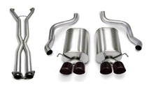 Load image into Gallery viewer, Corsa 07-08 Corvette 2.5in. Sport Series Cat-Back Dual Rear Exit with Twin 3.5in. BLK PVD Tips - 14169CB4BLK