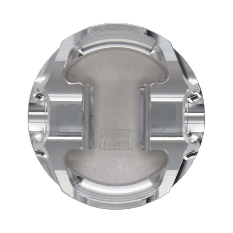 Manley Mitsubishi 4B11 86.5mm Bore 10.0:1 CR +2cc Dome Turbo Tuff Piston Set w/ Rings - 614305CE-4