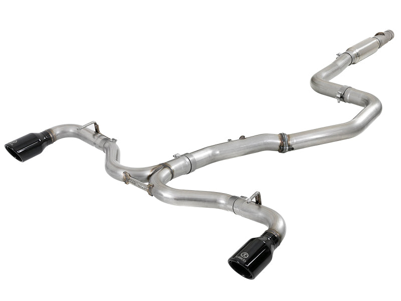aFe Takeda 3-2.5in 304 SS Cat-Back Exh System w/Black Tips 2018 Hyundai Elantra GT Sport I4-1.6L (t) - 49-37003-1B