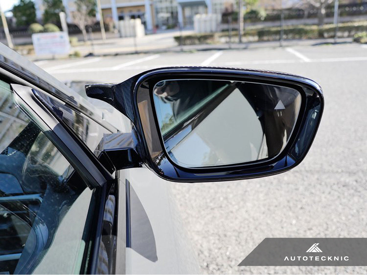 AutoTecknic G8X Style M-Inspired Version II Dry Carbon Mirror Covers - BMW G42 2-Series