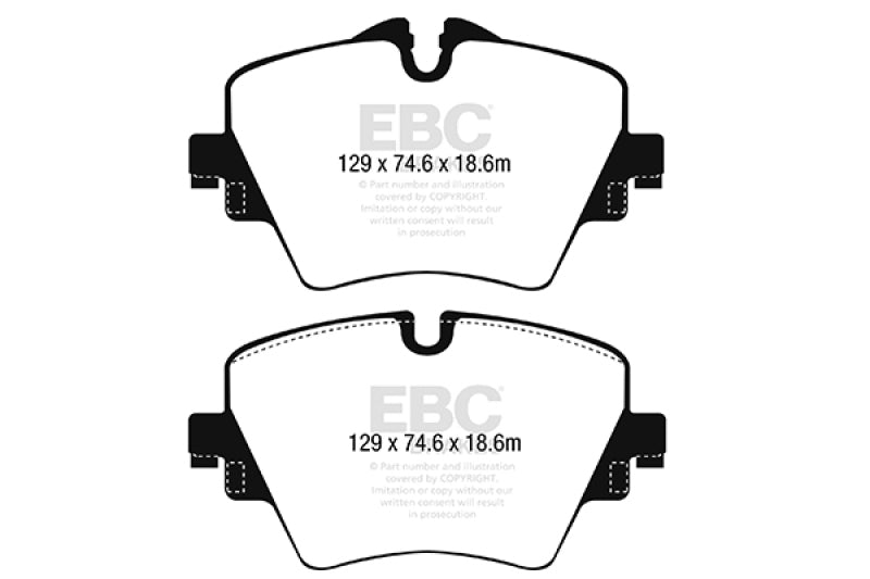 EBC 16-17 BMW X1 XDrive28i Yellowstuff Front Brake Pads - DP42245R