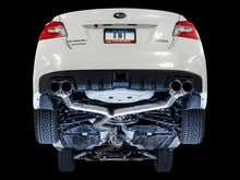 Load image into Gallery viewer, AWE Tuning Subaru WRX/STI VA/GV Sedan Track Edition Exhaust - Diamond Black Tips (102mm) - 3020-43066