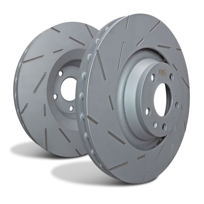 EBC 09-11 Saab 9-3 2.0 Turbo (XWD) USR Slotted Rear Rotors - USR1769