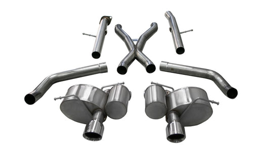 Corsa 2012-2021 Jeep Grand Cherokee SRT 2.75in Dual Rear Xtreme Cat-Back Exhaust - 21058