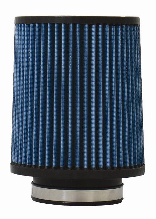 Injen AMSOIL Ea Nanofiber Dry Air Filter - 3 1/2 Filter 6  Base / 6 7/8 Tall / 5 1/2 Top - X-1021-BB
