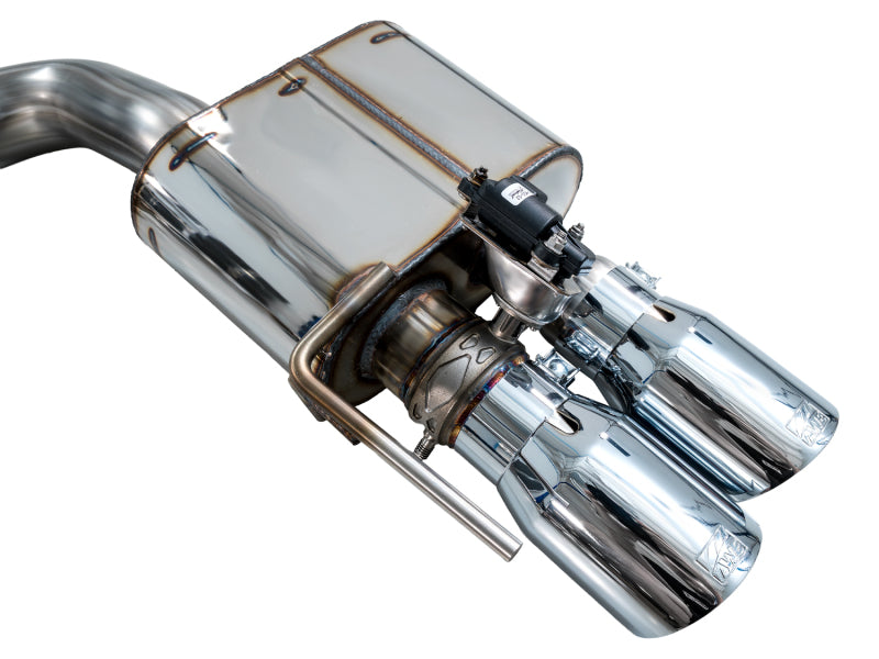 AWE Tuning 18-23 S550 Mustang GT SwitchPath Exhaust - Chrome Silver Tips - 3025-42550