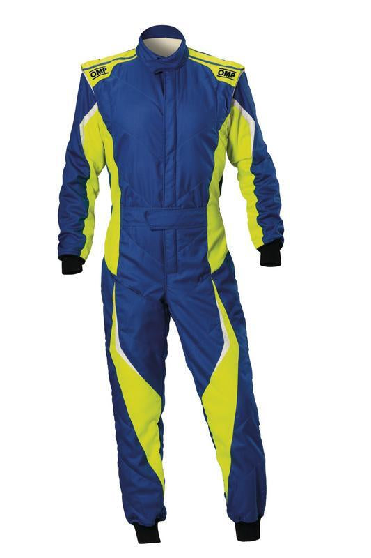 OMP TECNICA EVO SUIT WHITE/ANTHR SIZE 64 FIA 8856-2018 + SFI - IA0-1859-B01-SF-373-64