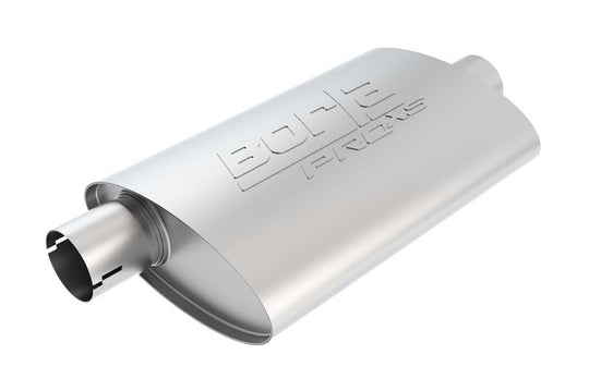 Borla Universal Center/Offset Oval 2.5in In/Out 14in x 4.25in x 1.88in PRO-XS Muffler - 400481