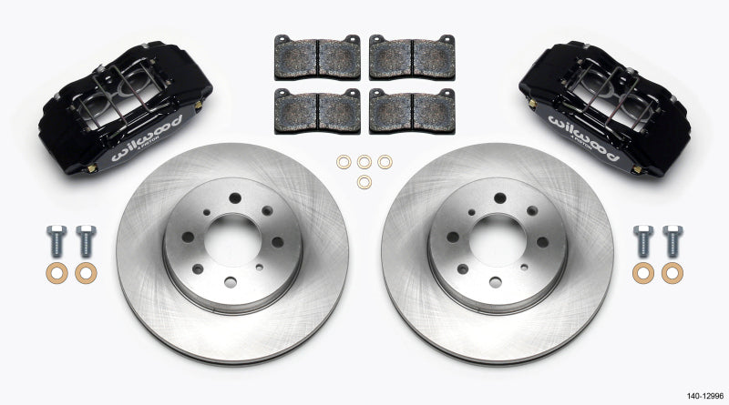 Wilwood DPHA Front Caliper & Rotor Kit Honda / Acura w/ 262mm OE Rotor - 140-12996