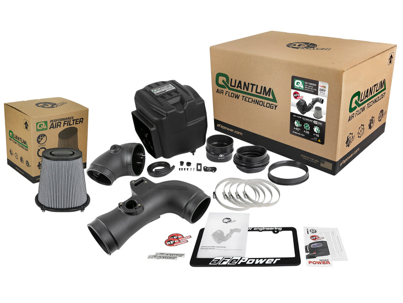 aFe Quantum Pro DRY S Cold Air Intake System 11-16 GM/Chevy Duramax V8-6.6L LML - Dry - 53-10006D