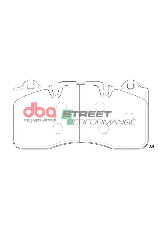DBA 17-18 Alfa Romeo Giulia Quadrifoglio SP Performance Front Brake Pads - DB15216SP