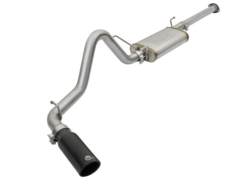aFe MACHForce XP Cat Back SS Exhausts Black Tips 05-12 Toyota Tacoma L4-2.7L - 49-46031-B