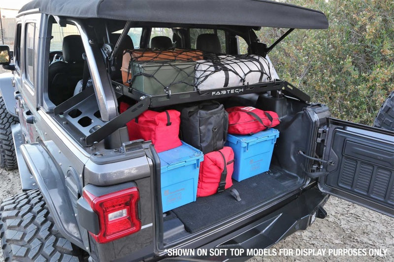 Fabtech 18-21 Jeep JL 4WD 4-Door Interior Cargo Rack - FTS24211