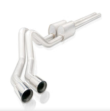Load image into Gallery viewer, Stainless Works 2019+ Chevrolet Silverado 5.3L 3in Legend Catback Perf Connect Dual Polished Tip - CT19CBL