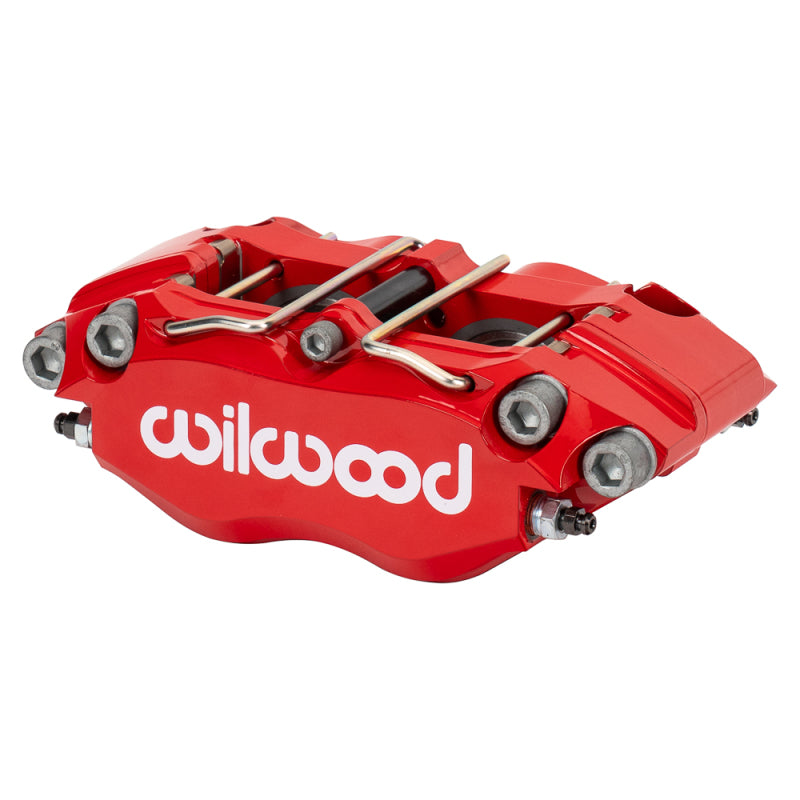 Wilwood caliper ndpr-utv 1.75/1.75 .250 rotor .77 LG pistons red - 120-18054-RD
