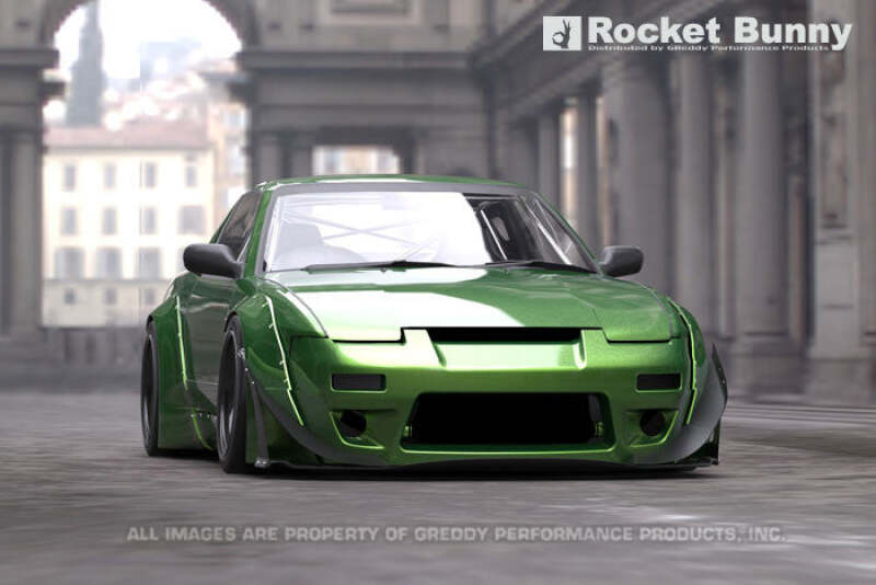 GReddy 89-93 Nissan 240SX Full Rocket Bunny 180/240SX Wide Body Aero Kit w/ Wing - 17020380
