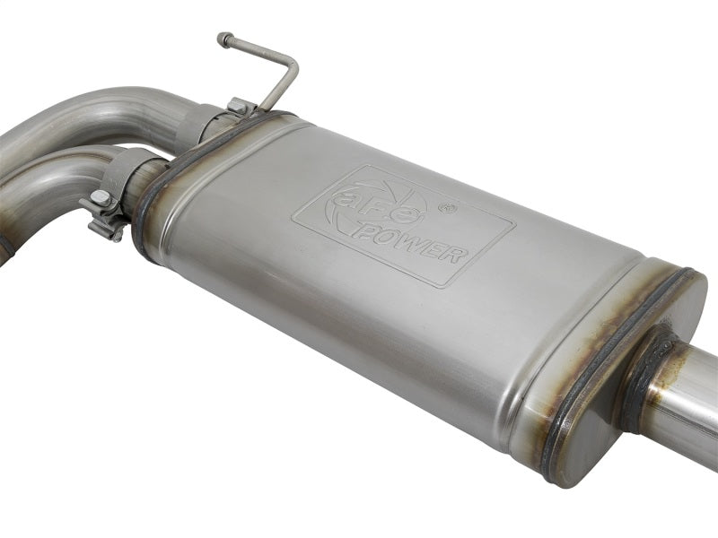 aFe Rebel Exhausts Cat-Back SS 16 Toyota Tacoma V6-3.5L w/ Black Tips - 49-46032-B