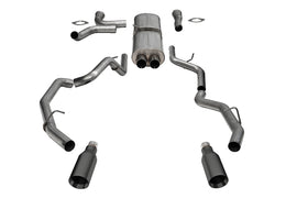 Corsa 25-26 RAM 1500 RHO Crew Cab 3.0L T Cat-Back Dual Rear Exit w/ 5in Single Gun Metal Pro Series - 21389GNM