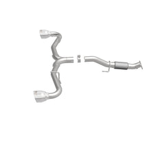 Load image into Gallery viewer, MagnaFlow Cat-Back 2015 Alfa Romeo 4C 1.7L SS 2.5in Dual Split Rear 4.in Tips - 19292