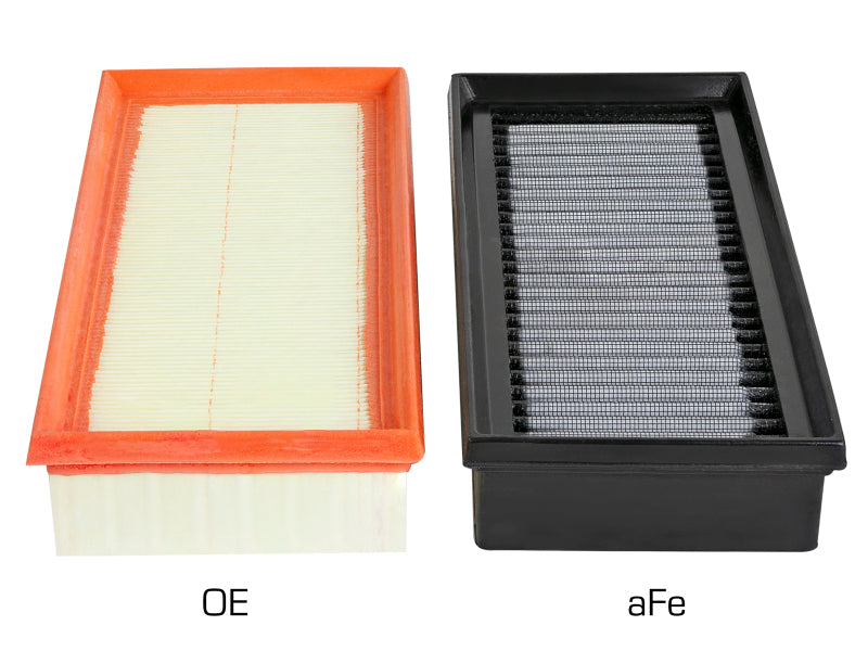 aFe Magnum FLOW Pro DRY S OE Replacement Filter 15-19 Mercedes C63 AMG 4.0L TT (Pair) - 31-10289-MA