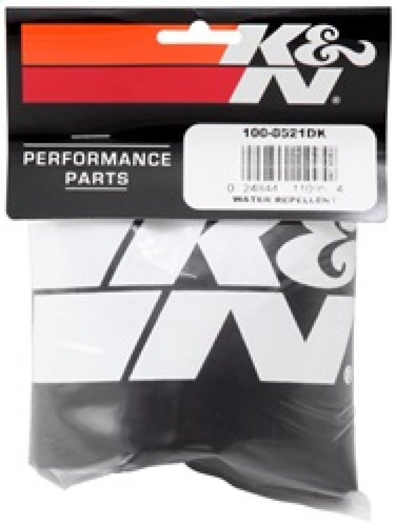 K&N Air Filter Wrap - Black - 4.313in Base ID x 4.75in Top ID x 6.75in H - 100-8521DK