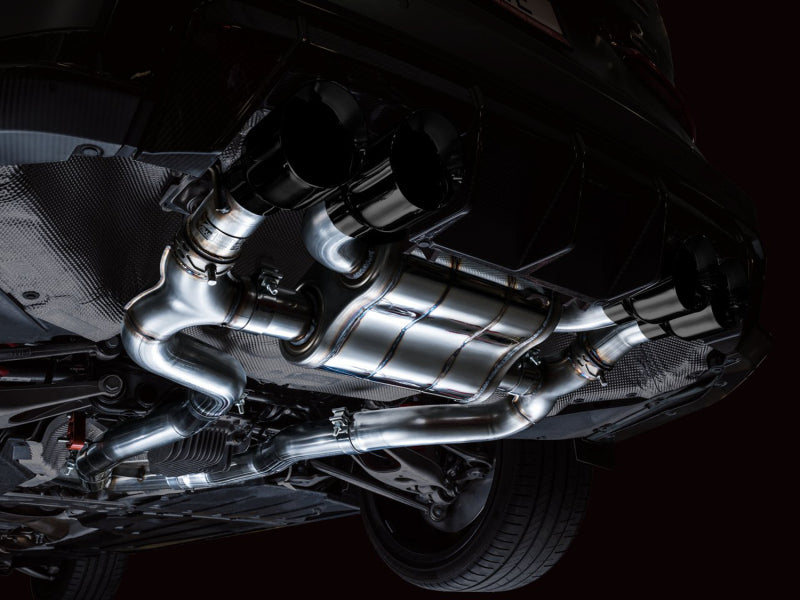 AWE Tuning SwitchPath Cat-Back Exhaust for BMW G8X M3/M4 - Diamond Black Tips - 3025-42480