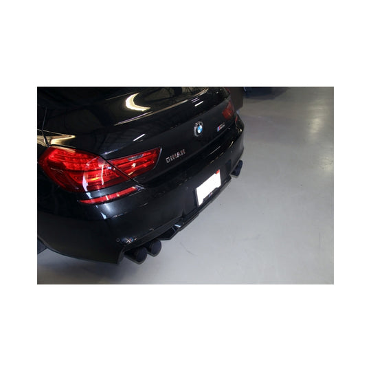 Dinan 12-19 BMW M6 (F06/F12/F13) Free Flow Axleback Exhaust System - Black Tips - D660-0049-BLK