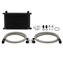 Load image into Gallery viewer, Mishimoto Universal 25 Row Oil Cooler Kit (Black Cooler) - MMOC-UHBK