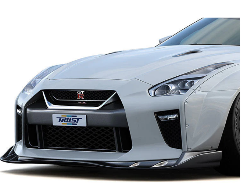 GReddy GRacer Front Lip Spoiler - 2017+ Nissan GTR R35 - 17520253