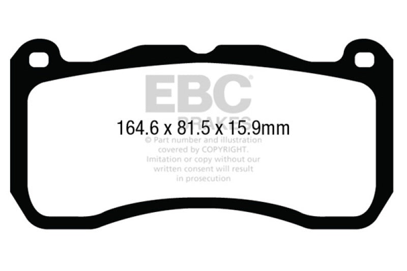 EBC brake Ultimax2 brake Pads - UD1666