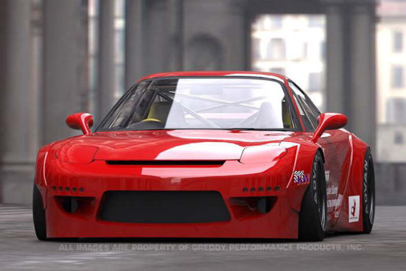 GReddy 93-96 Mazda RX-7 Rocket Bunny Full FD3S Rear Diffuser Kit Ver. 2 FRP Only - 17040208