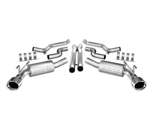 Borla 2010 Camaro 6.2L V8 S Type Catback Exhaust (does not work w/ factory ground affects package - - 140280