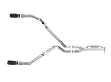 Load image into Gallery viewer, aFe 21-24 Ford F-150 Vulcan Series 3 IN to 3-1/2 IN Stainless Steel Cat-Back Exhaust System - Black - 49-33151-B