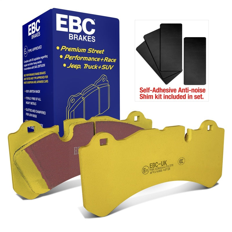 EBC 2014+ Volvo S60 Polestar/V60 Polestar 3.0T Yellowstuff Front Brake Pads - DP4071R