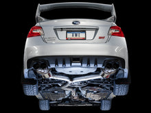 Load image into Gallery viewer, AWE Tuning Subaru STI VA / WRX GV / STI GV Sedan Touring Edition Exhaust - Chrome Silver Tip (102mm) - 3015-42104