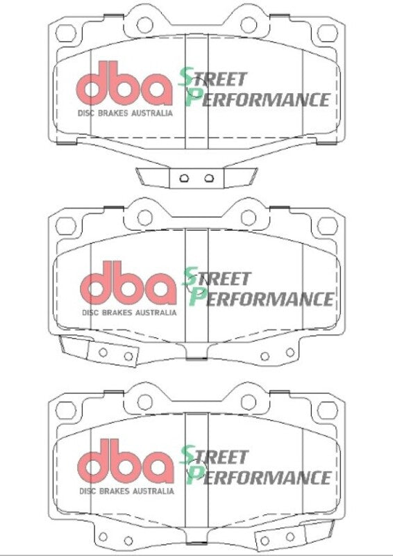 DBA 95-04 Toyota Tacoma (6 Lug) Front SP Performance Brake Pads - DB1149SP