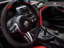 Load image into Gallery viewer, AutoTecknic Carbon Alcantara Shift Console Trim - BMW F80 M3 | F82/ F83 M4