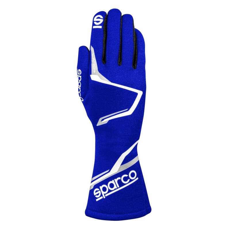 SPARCO Land+ Auto Racing Gloves - Blue - Size 09 - 00136709EB