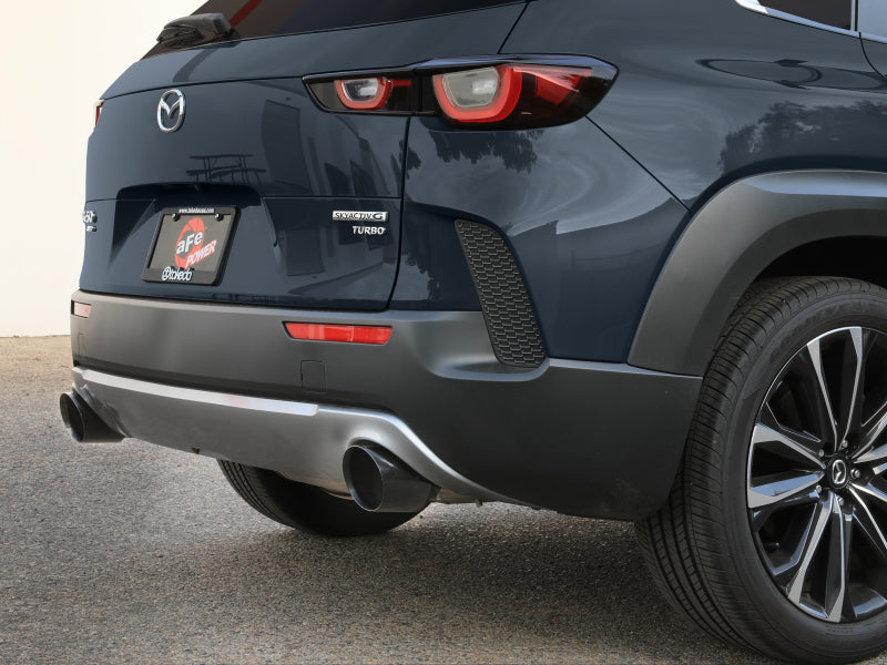aFe 2023+ Mazda CX-50 Takeda 2.5in 304 SS Axle-Back Exhaust System w/ Black Tips - 49-37036-B