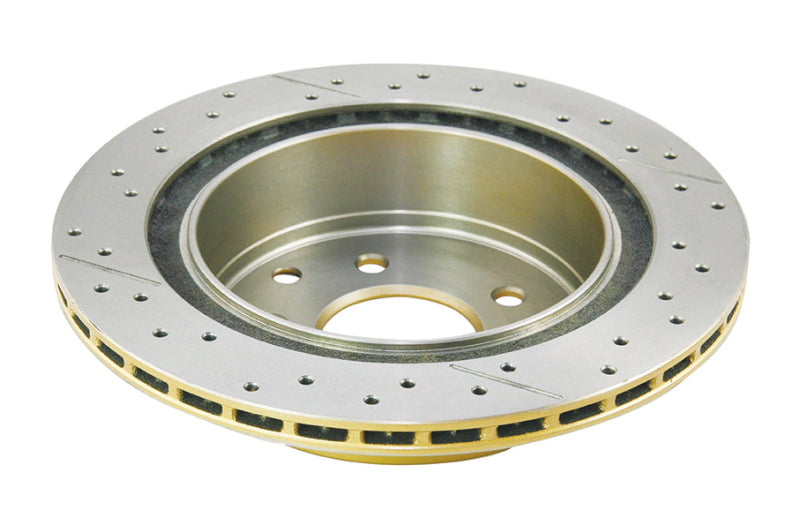 DBA 03-24 Infiniti G35 Standard Brakes Rear Street Series Drilled & Slotted Rotor w/Gold Hat - DBA574X