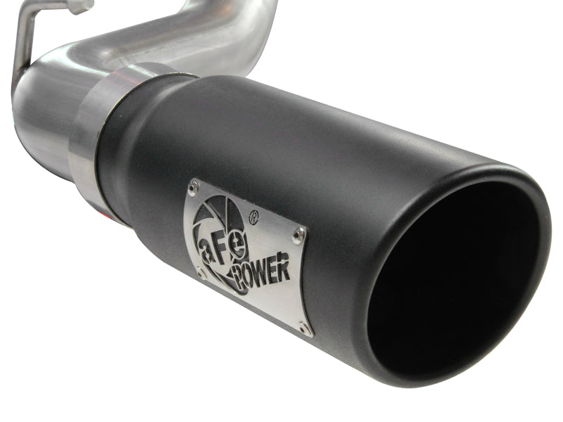 aFe MACHForce XP Exhausts Cat-Back SS-409 EXH CB Toyota Tacoma 05-13 V6-4.0L (Blk Tip) - 49-46001-1B