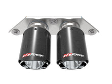 Load image into Gallery viewer, aFe Power Mach Force Xp 4in 304 SS Bolt-On Exhaust Tips Carbon Fiber 14-19 Porsche 911 GT3 3.8L/4.0L - 49C36435-C