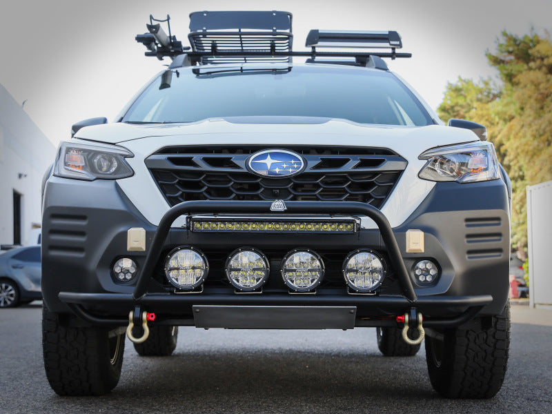 aFe POWER 10-14 Subaru Outback H4 2.5L / H6 3.6L Terra Guard Bumper Front - Black - 79-27007