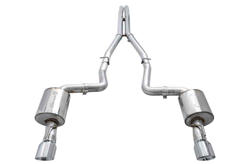 AWE Tuning 2015+ Dodge Charger 6.4L/6.2L SC Non-Resonated Touring Edition Exhaust - Silver Tips - 3020-32056