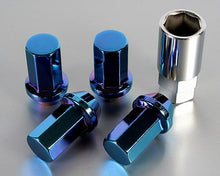 Load image into Gallery viewer, Project Kics 12X1.50 Titanium Blue Caliber Lug Nut - WHPC01