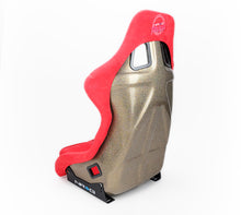 Load image into Gallery viewer, NRG FRP Bucket Seat ULTRA Edition - Large (Red Alcantara/Gold Glitter Back) - FRP-302RD-ULTRA