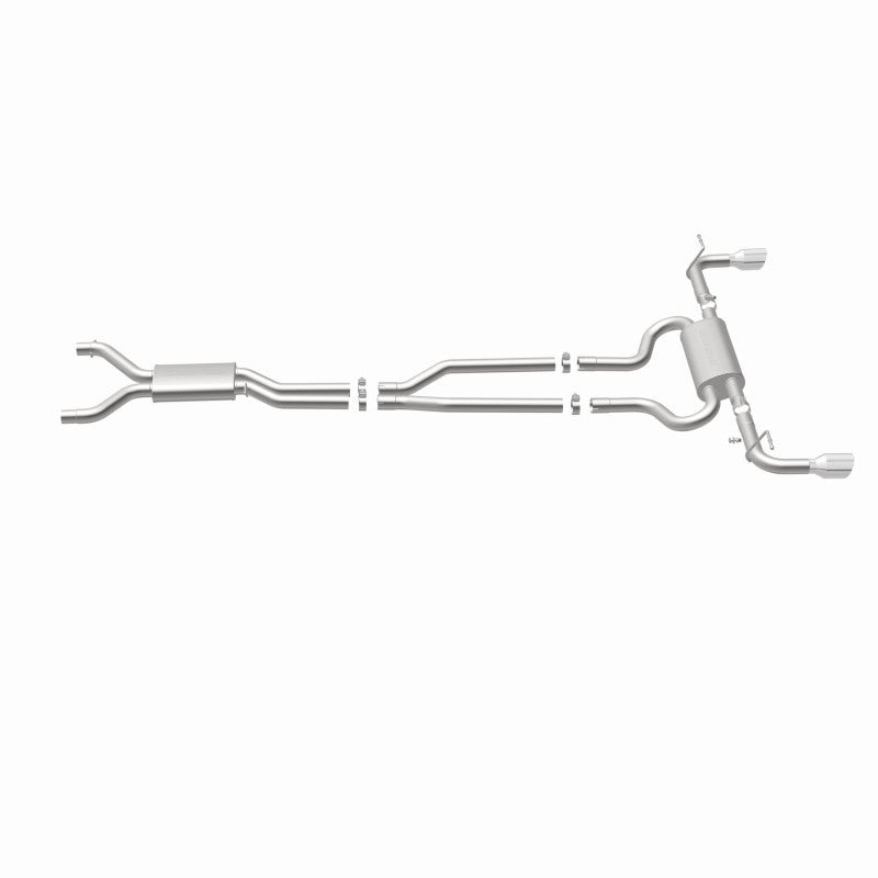 MagnaFlow 07 Audi Q7 V8 4.2L Dual Split Rear Exit Stainless Cat-Back Perf Exhaust - 15085