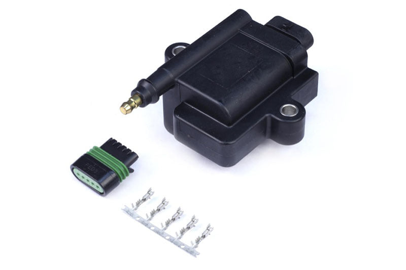 Haltech High Output IGN-1A Inductive Coil w/Built-In Ignitor w/Plug & Pins - HT-020114